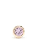 Maria Black 14kt yellow gold pink sapphire Dot Mega stud earring