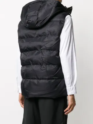 hooded quilted gilet展示图