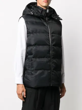 hooded quilted gilet展示图