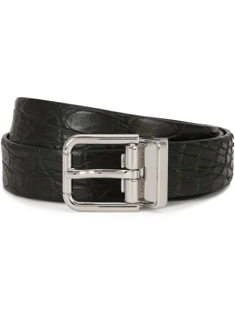 Dolce & Gabbana buckled leather belt