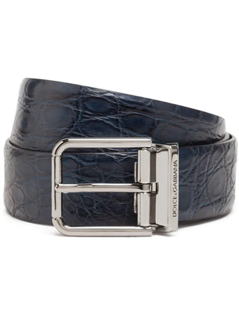 Dolce & Gabbana buckled leather belt