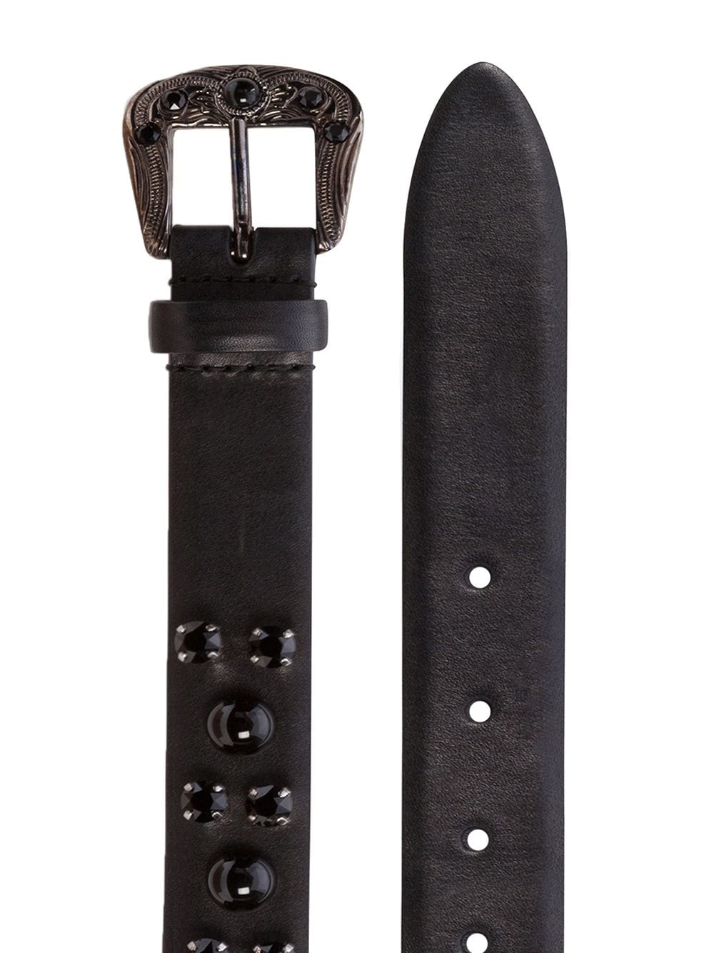 Dolce & Gabbana crystal-embellished Leather Belt - Farfetch