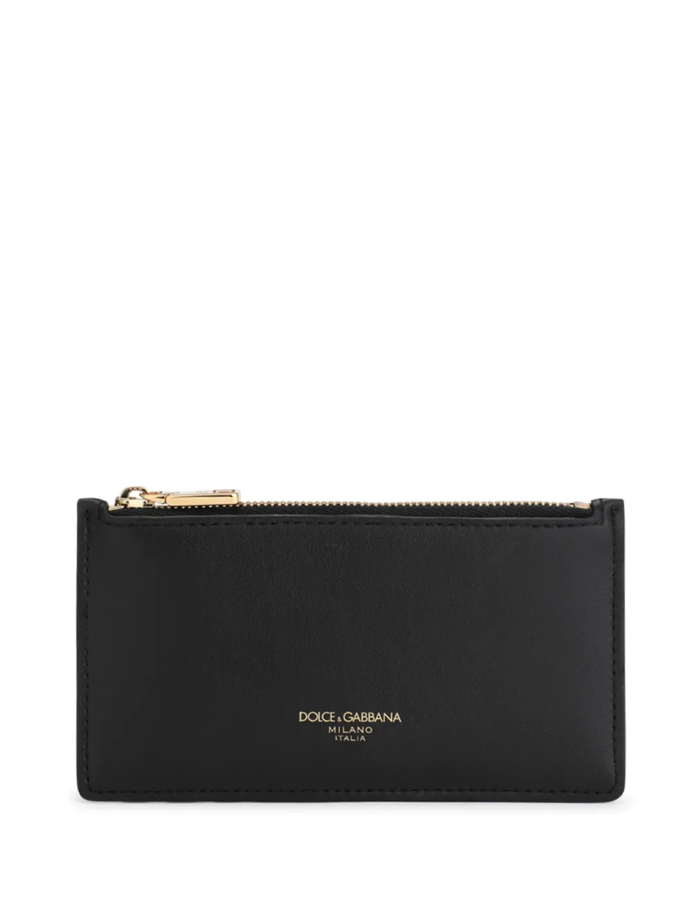 Dolce & Gabbana Heat-stamped Logo Cardholder In Black