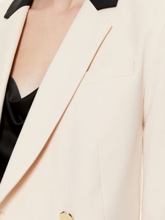 contrast collar blazer展示图
