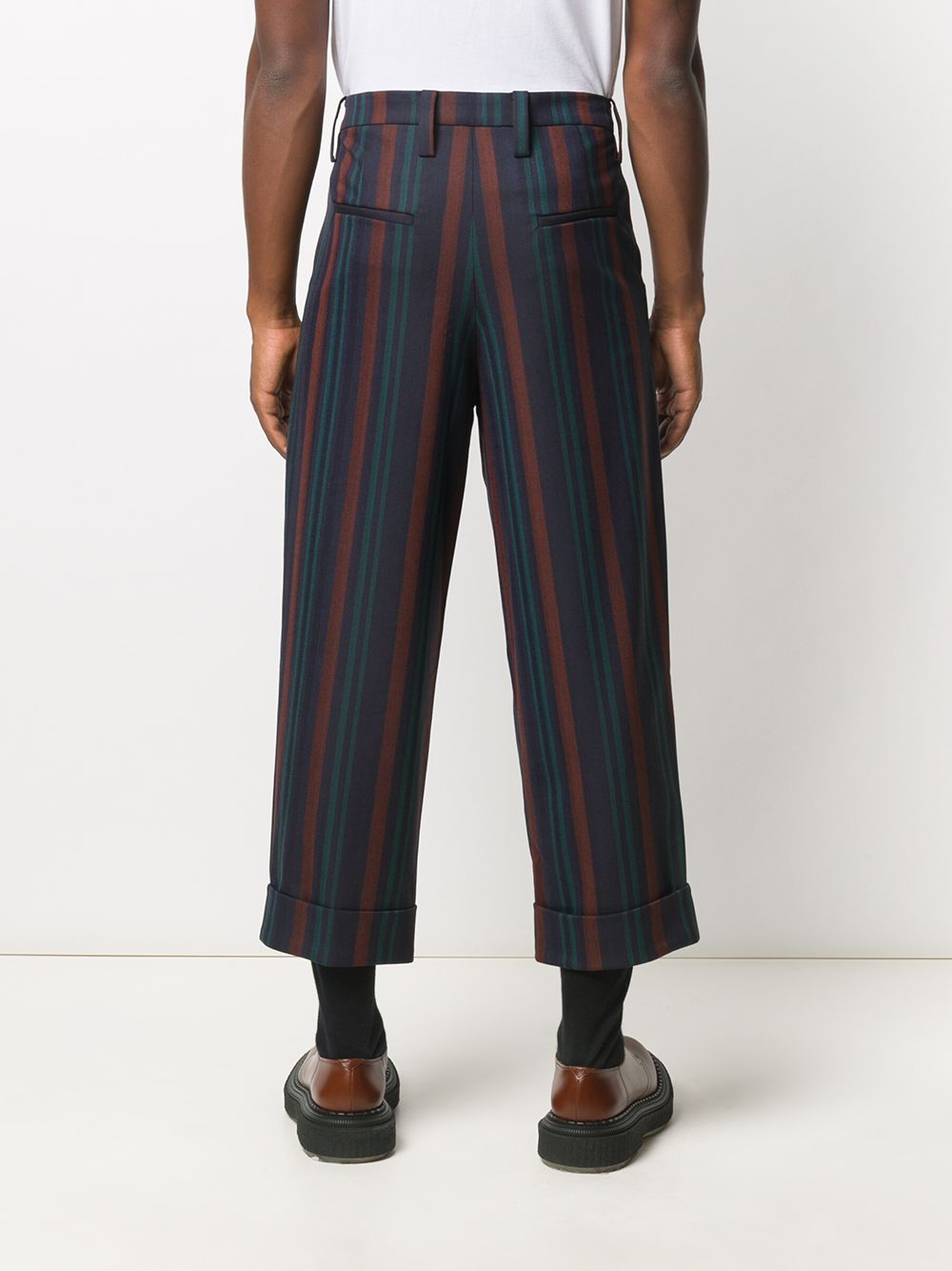 фото Goodfight striped cropped trousers