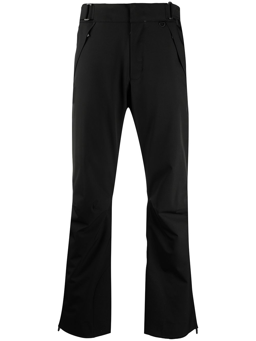 Shop Moncler Straight-leg Trousers In Black