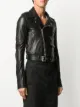 Rick Owens zipped biker jacket