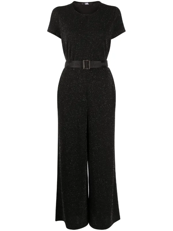 karl lagerfeld black jumpsuit