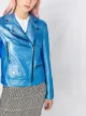 Karl Lagerfeld chaqueta biker metalizada