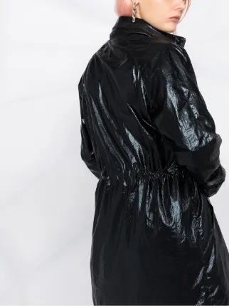 Ikonik metallic parka coat展示图