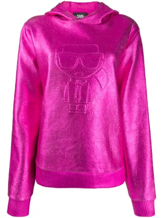Karl Lagerfeld pink Ikonik Karl coated 