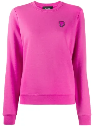Kleidung für Damen von Karl Lagerfeld Farfetch Karl Lagerfeld Sweatshirt Im Layering Look Farfetch