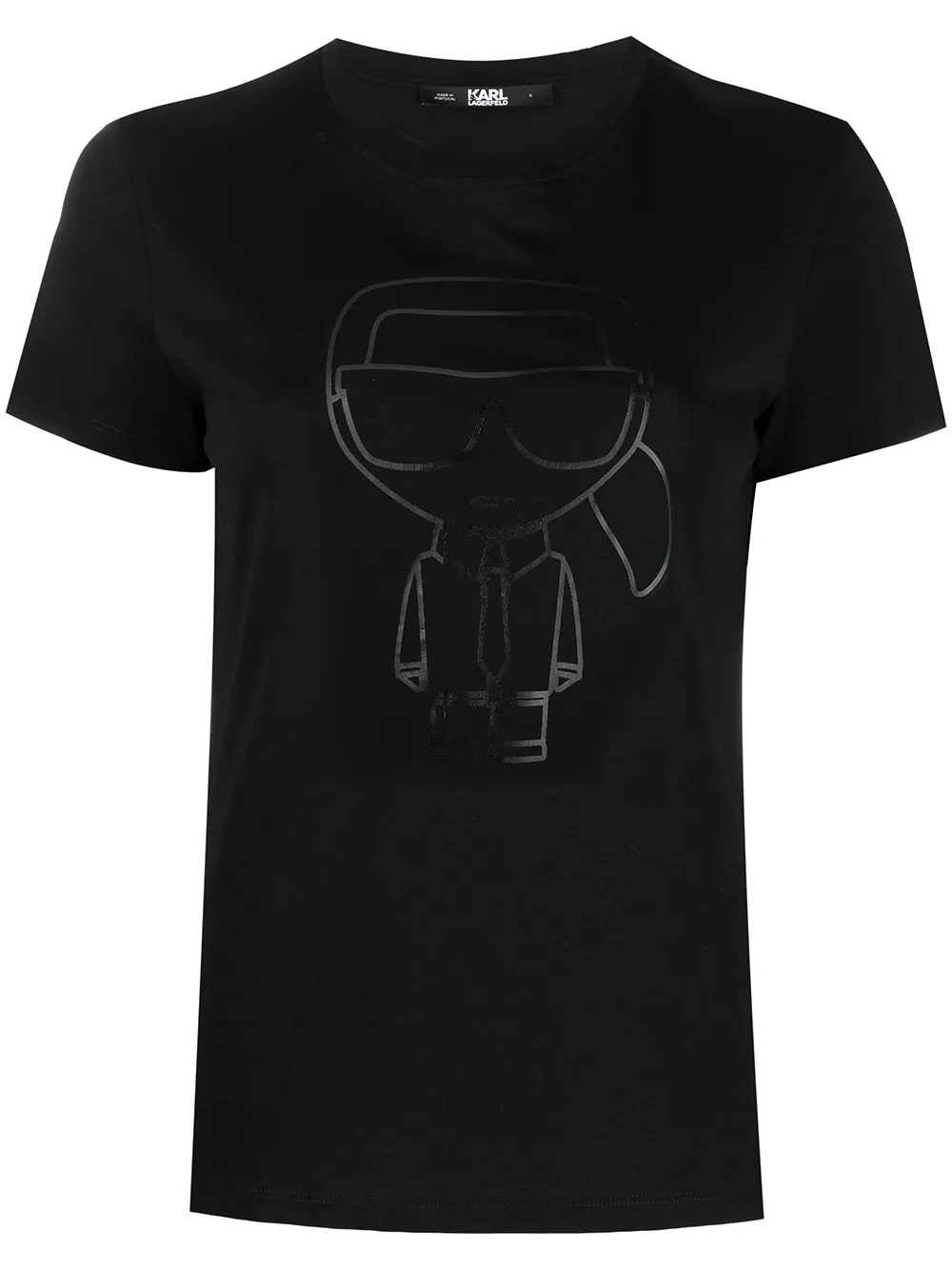 Image 1 of Karl Lagerfeld Ikonik Karl Outline T-shirt