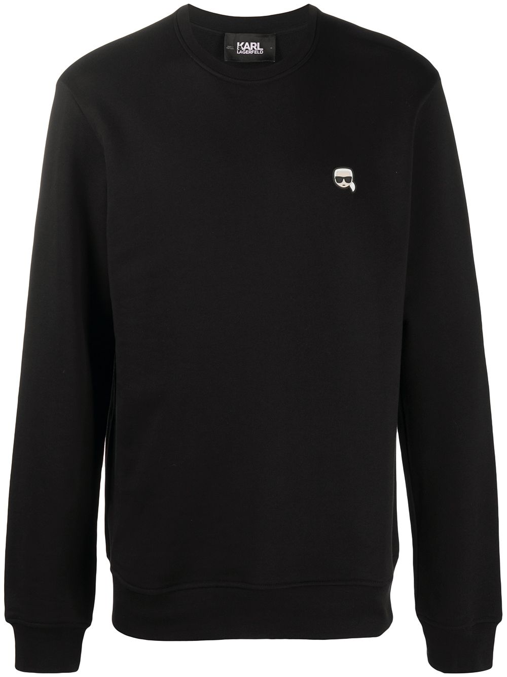 

Karl Lagerfeld playera con parche Ikonik - Negro