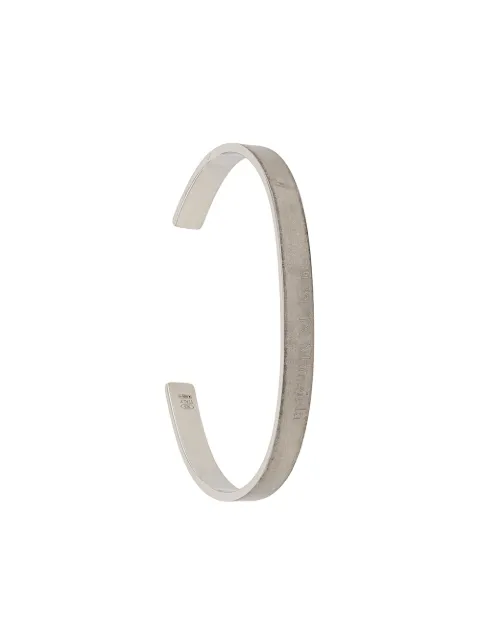 Maison Margiela logo-engraved bracelet