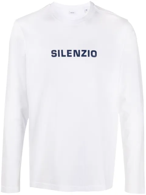 ASPESI long sleeve logo t-shirt