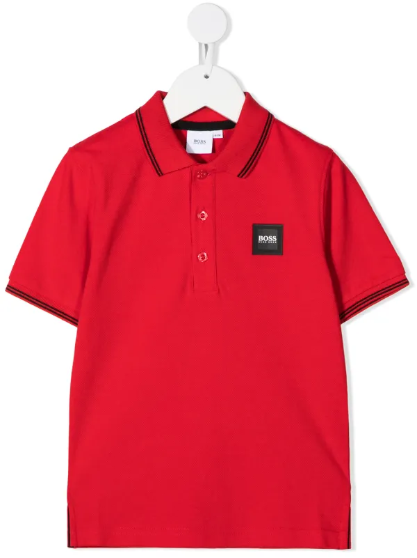 red boss polo