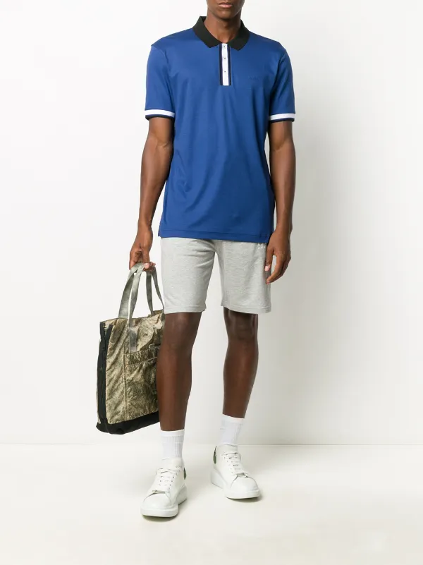 hugo boss contrast collar shirt