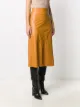 Isabel Marant leather-effect midi skirt