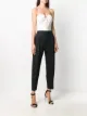 Alexander McQueen two-tone strapless jumpsuit