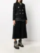 Sacai pleated hem coat