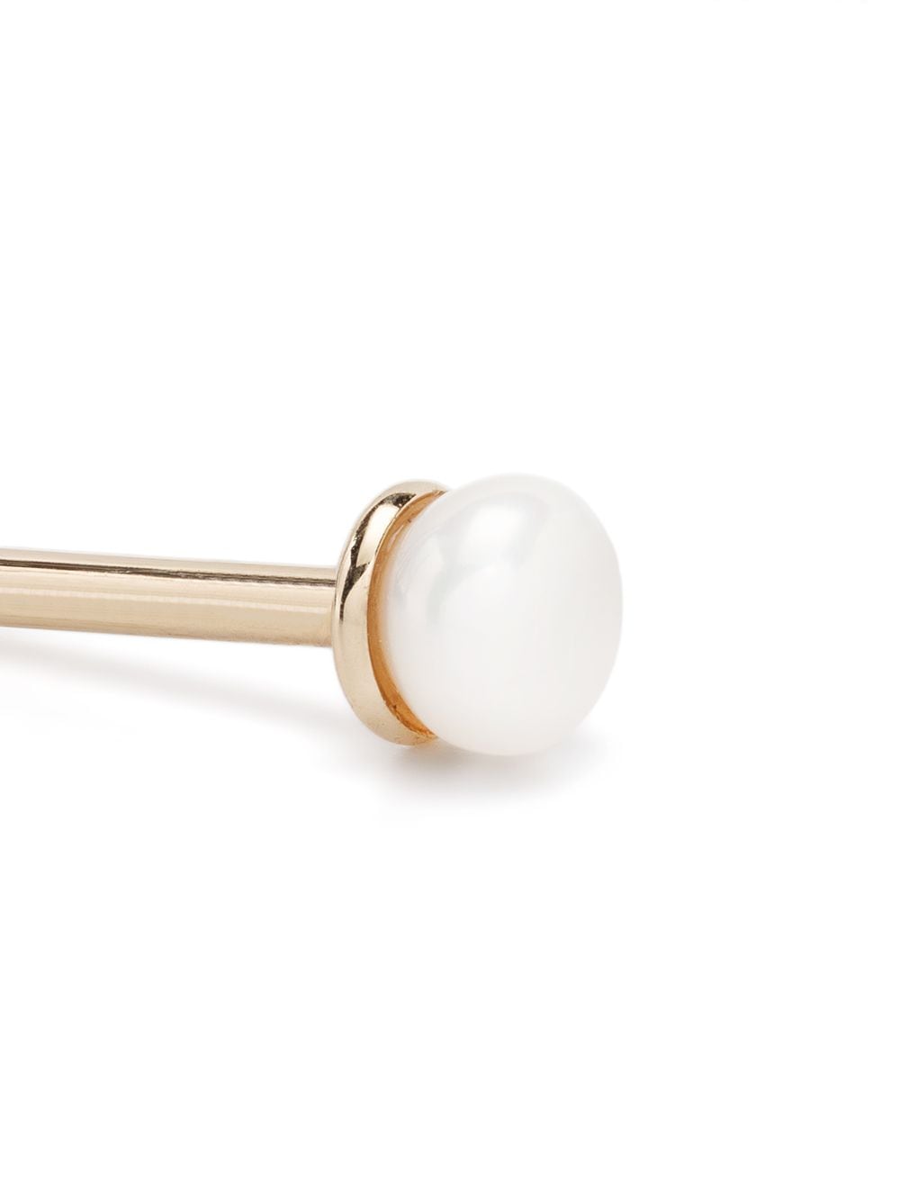 Shop Maria Black 14kt Yellow Gold Pearl 3mm Gouette Stud Earring