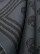 Alexander McQueen skull print silk scarf