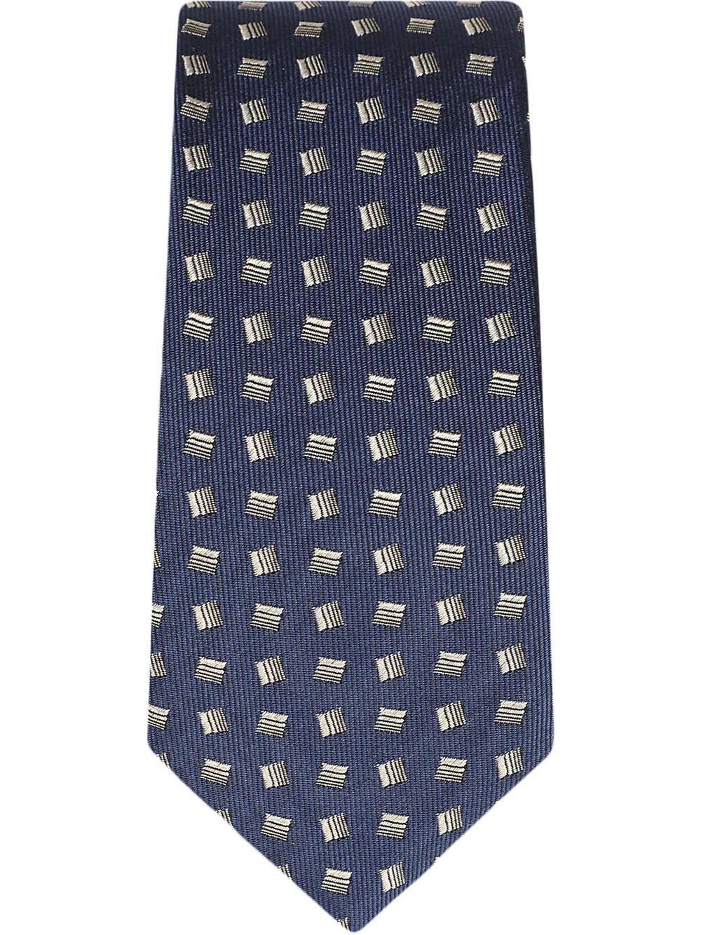 

Dolce & Gabbana corbata de seda con estampado geométrico - Azul