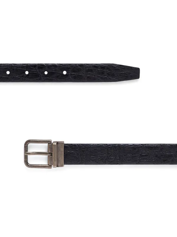 Dolce & Gabbana Buckled Leather Belt | Black | FARFETCH