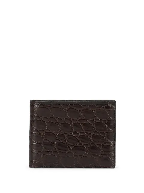 Dolce & Gabbana embossed leather bifold wallet