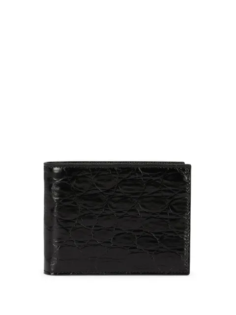 Dolce & Gabbana embossed leather bifold wallet