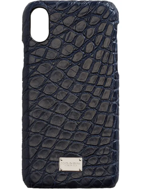 Dolce & Gabbana crocodile iPhone X case