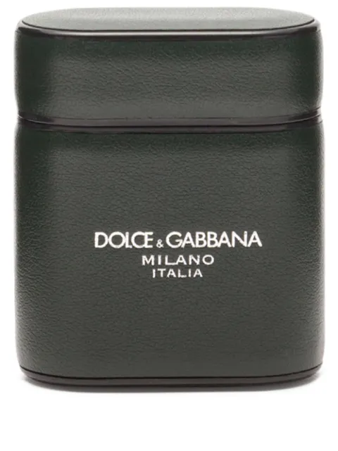 Dolce & Gabbana logo-print Airpods case