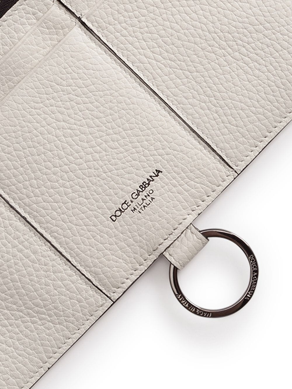 Shop Dolce & Gabbana Large Crossbody Cardholder In White