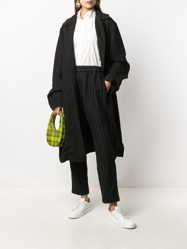 Shop Black Casey Casey Pinstripe Cropped Trousers With Express Delivery Farfetch