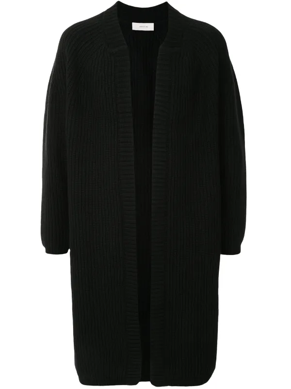 black long line cardigan