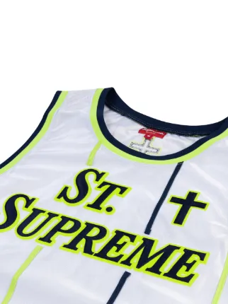 'St. Supreme' basketball vest展示图