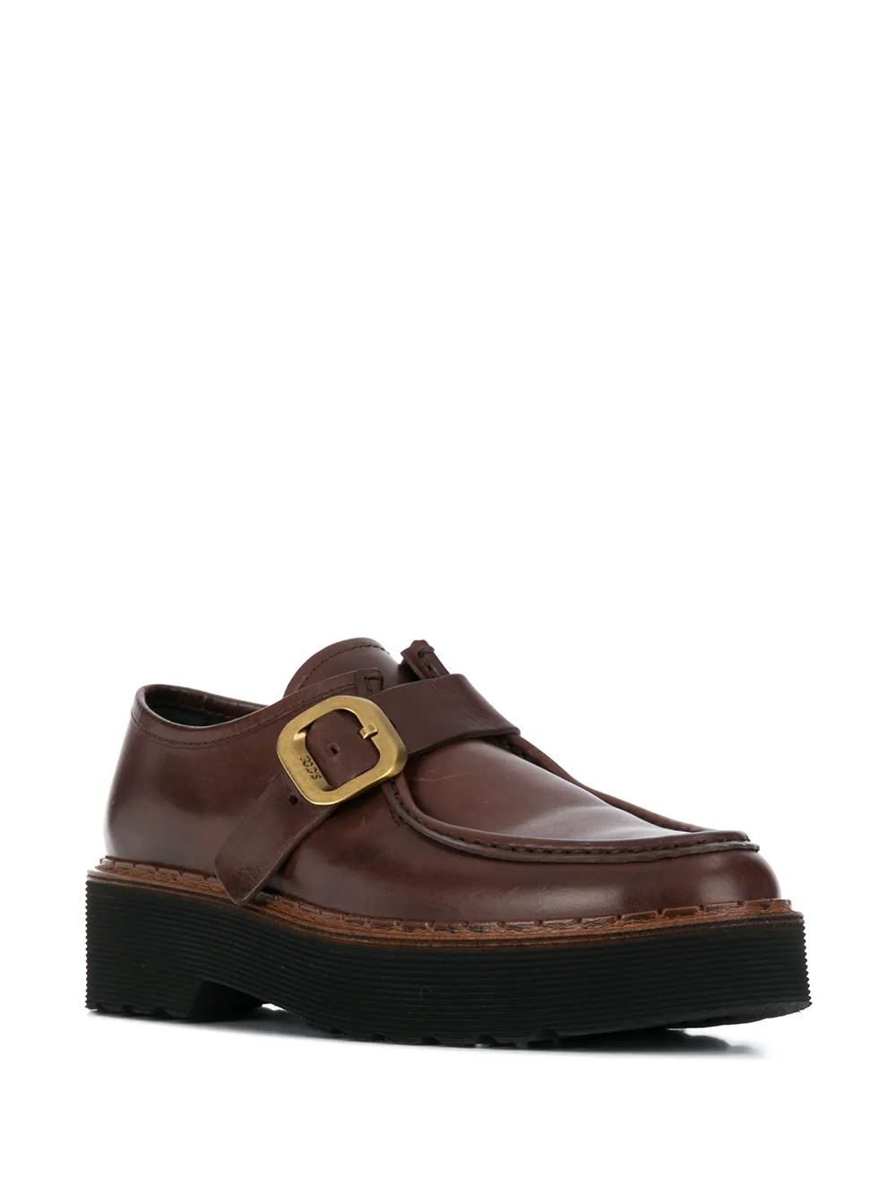 Tod's Gespschoenen met plateauzool - Bruin