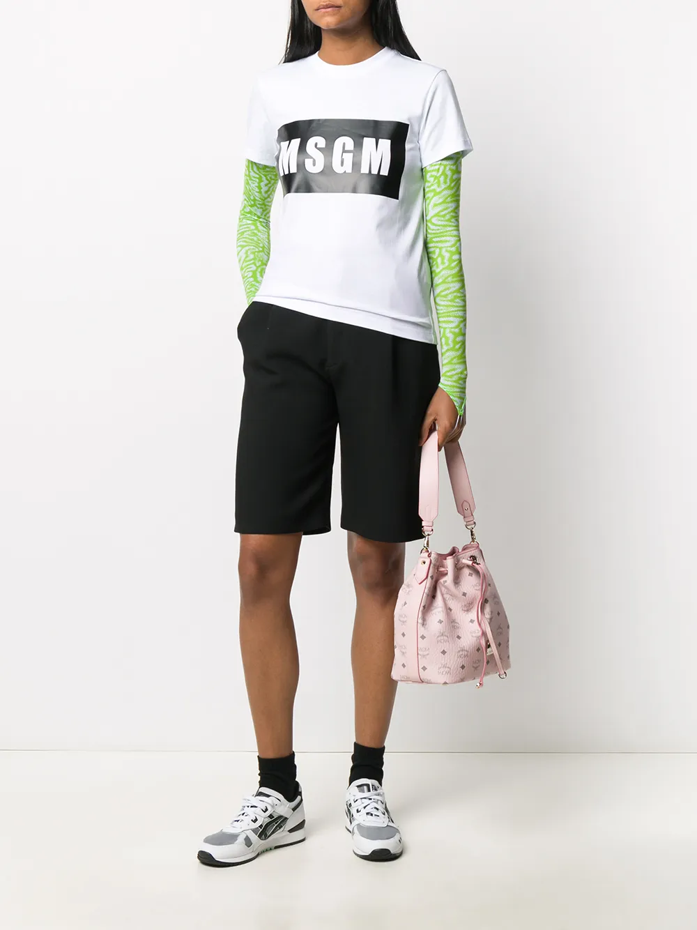 фото Msgm футболка с логотипом