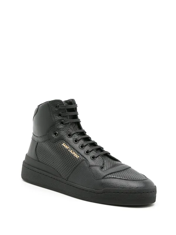 Saint laurent black high tops shop