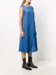 Pleats Please Issey Miyake pleated wrap-style midi dress