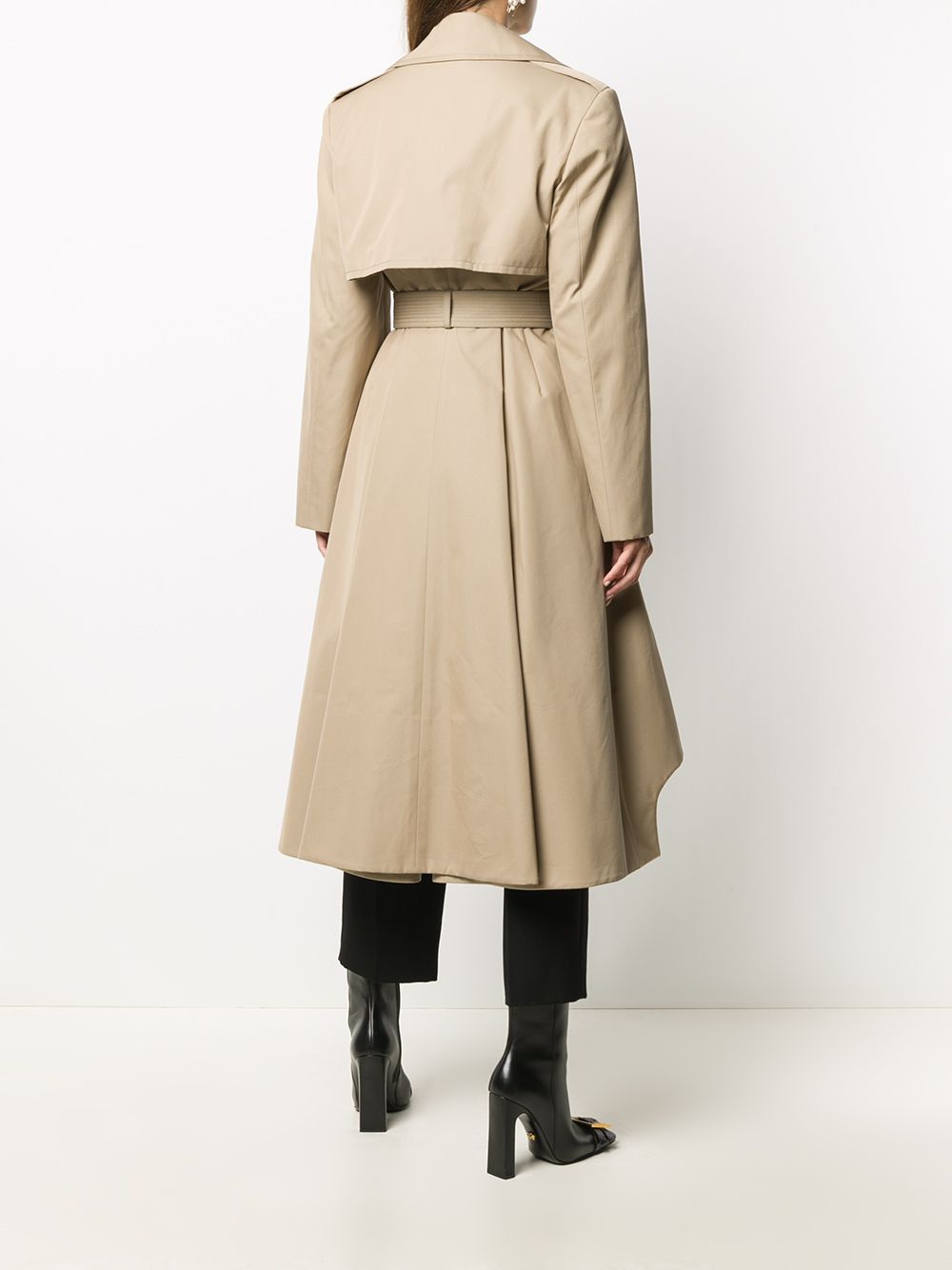 Shop Alexander McQueen button-front trench coat with Express Delivery ...