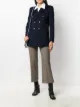 Image 2 of Saint Laurent houndstooth kick-flare cropped trousers