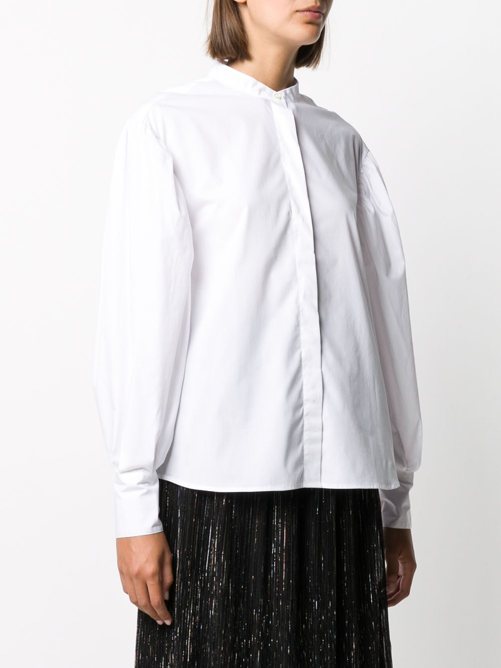 фото Officine generale long sleeved shirt with balloon sleeves