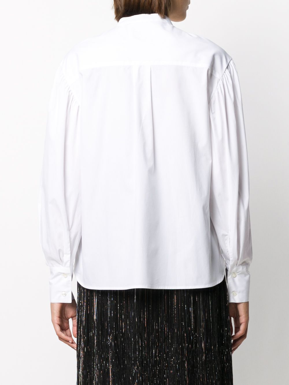 фото Officine generale long sleeved shirt with balloon sleeves