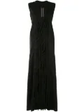 Rick Owens tie front maxi dress - Black