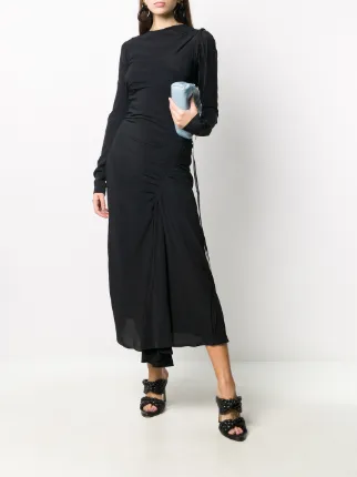 asymmetric mid-length dress展示图