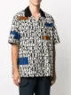 Sacai script print shirt