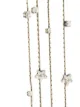 Twin-Set rhinestone-embellished fringed necklace