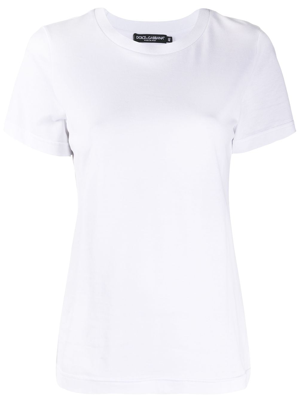 Dolce & Gabbana Embroidered Logo Cotton T-shirt - Farfetch